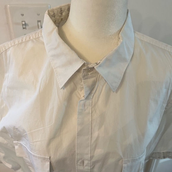 Calvin Klein white shirt sleeve shirt, size XL - Picture 3 of 5